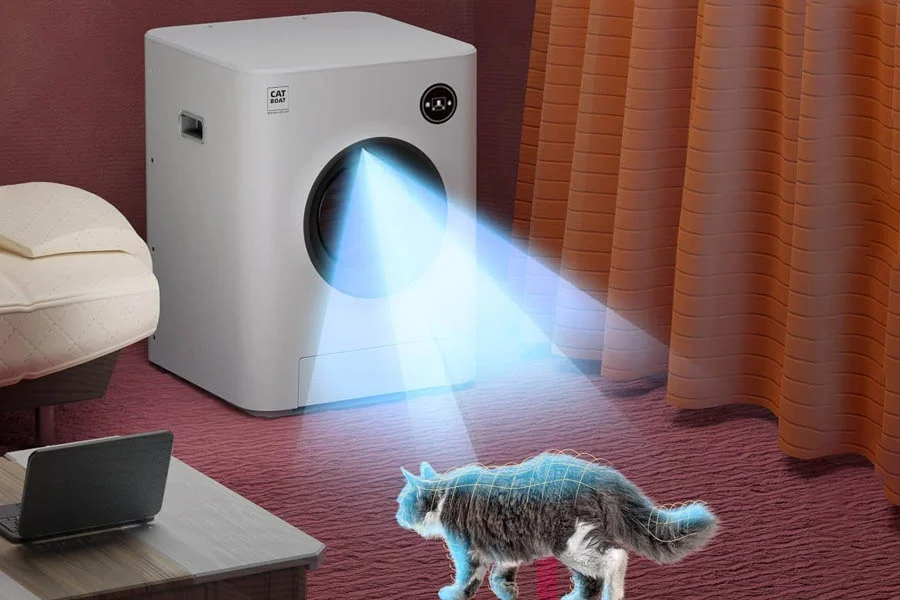 self cleaning cat litter box