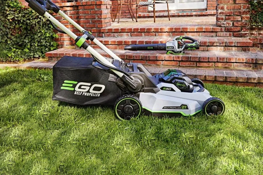 mowing lawn machine